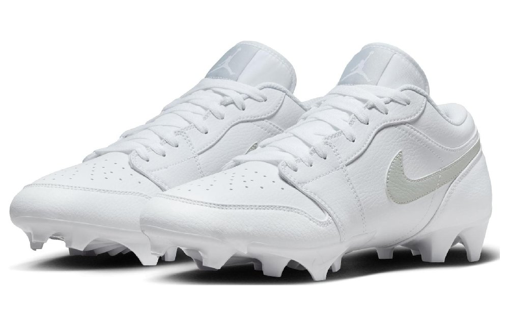 Jordan 1 Low Td Cleat White Grey Fog