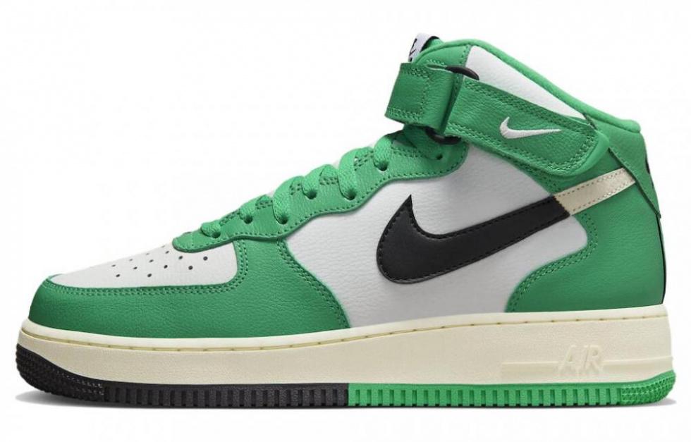 Nike Air Force 1 Mid LV8 Split White Stadium Green