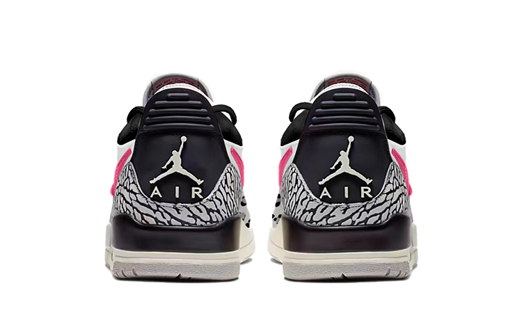 Jordan Legacy 312 Low Low-Top Vintage Basketball Shoes Men's Pink Black