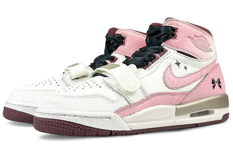 Jordan Legacy 312 High-Top Vintage Basketball Shoes Women's White Pink купить в интернет-магазине Yoocart с быстрой доставкой по России.