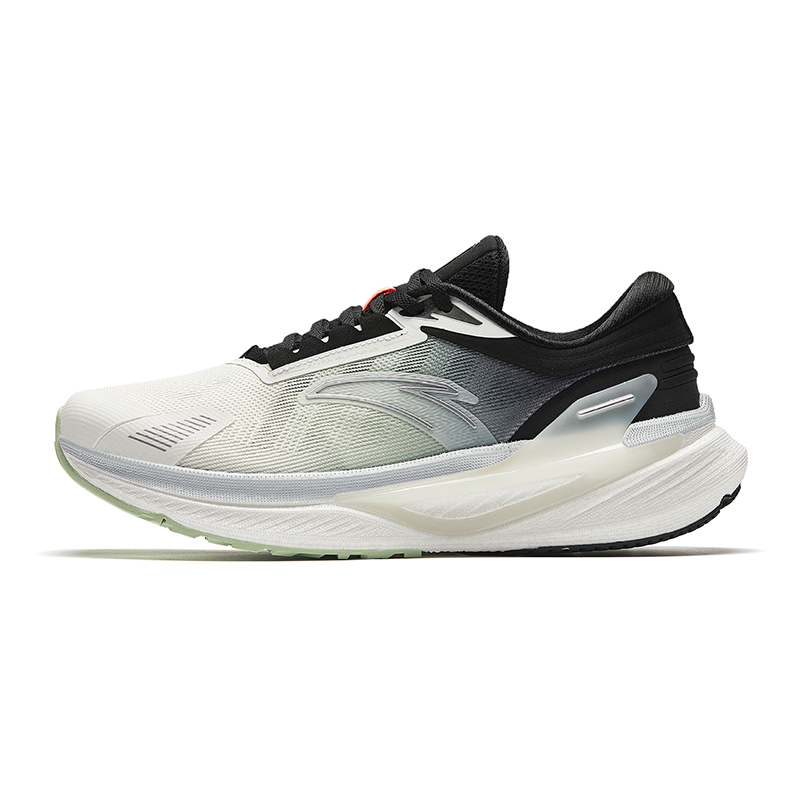 Anta CC Abrasion Resistant Low Top Running Shoes Men's White Black