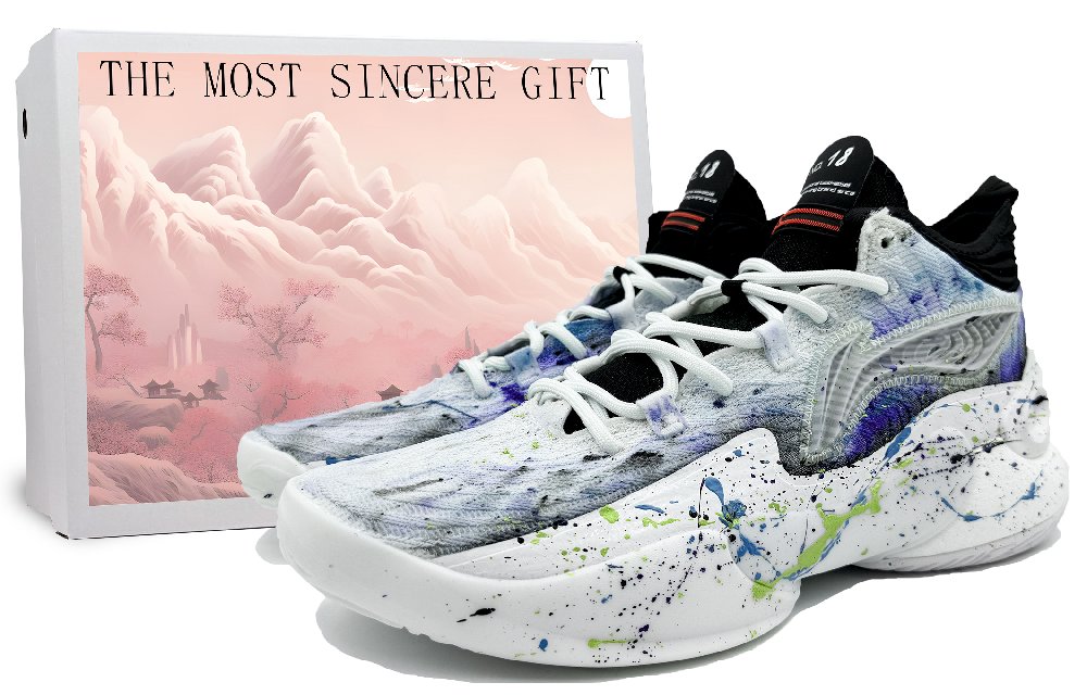 LiNing YuShuai 18 Mid Top Basketball Shoes Men's Blue