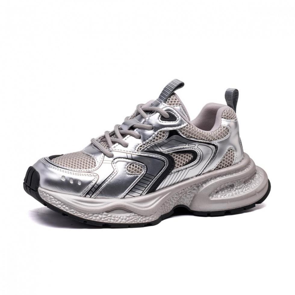 EBLAN Low-Top Chunky Sneakers Women's Silver купить в интернет-магазине Yoocart с быстрой доставкой по России.