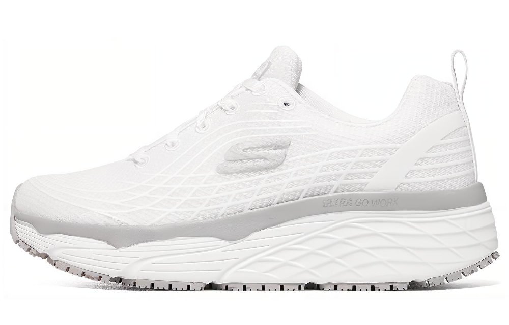 Skechers Max Cushioning Low Top Casual Shoes Women's White