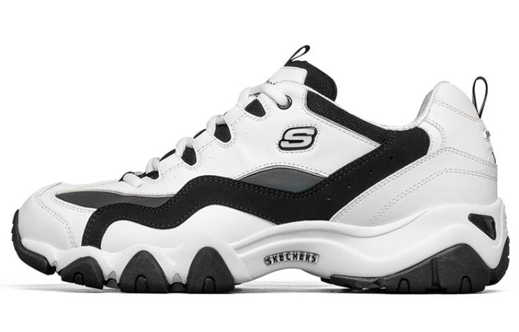 Skechers D Lites 2.0 Running Shoes White/Black/Grey