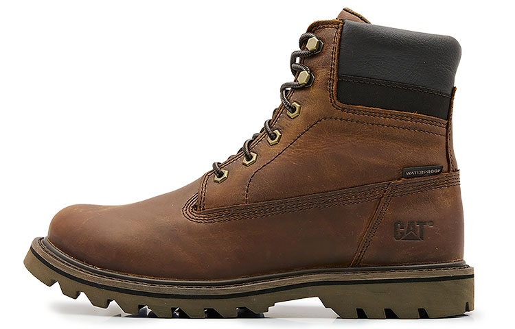 CAT Outdoor Boots Men Dark Brown
