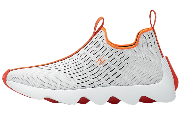 HERMES Eclair Shock Absorbers Slip Resistant, Abrasion Resistant, Breathable Low Top Casual Shoes Men's White