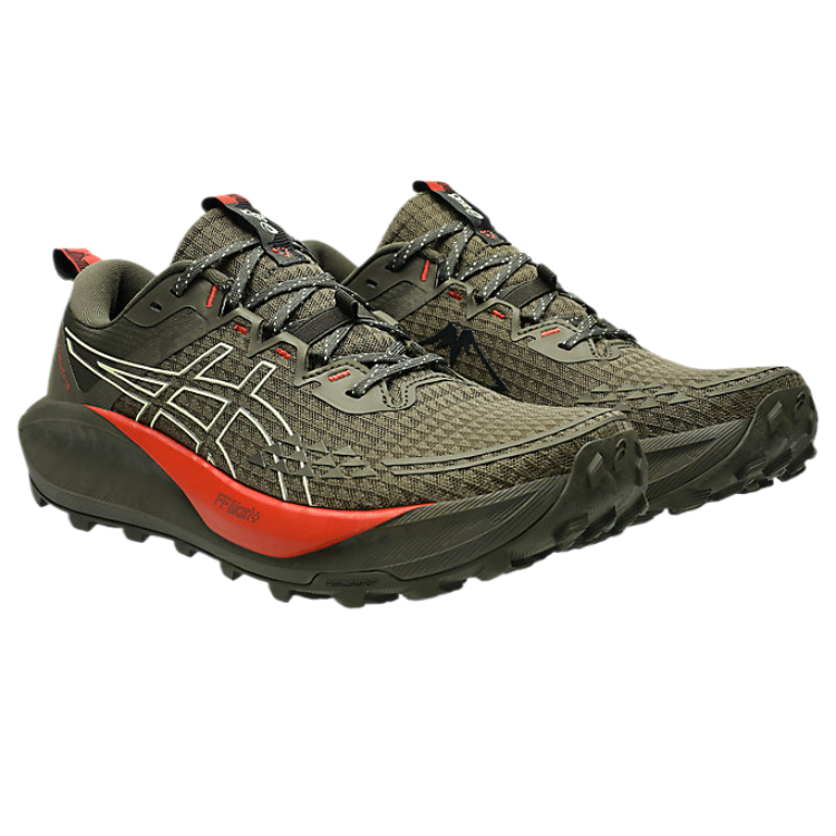 Asics GEL TRABUCO 13 Shock Absorbers Low Top Trail Running Shoes Men's Green купить в интернет-магазине Yoocart с быстрой доставкой по России.