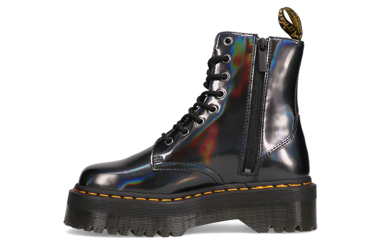 Dr.Martens Jadon Hologram Leather Martin Boots Black