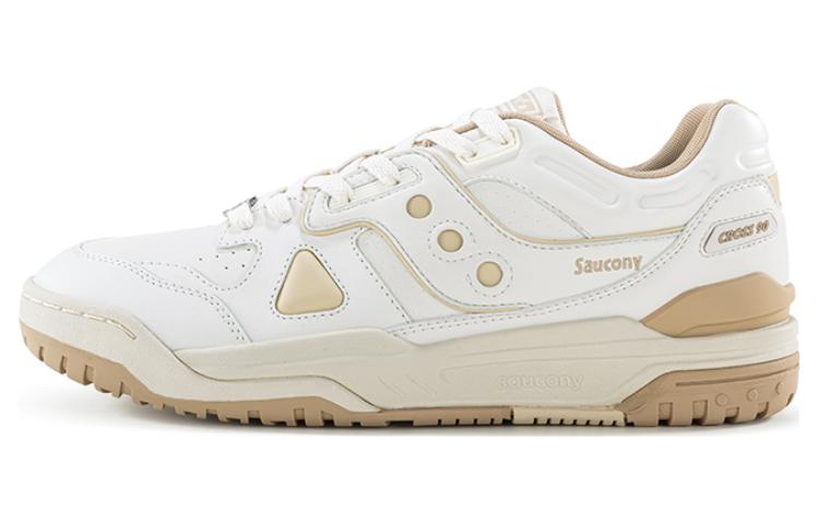 Saucony Cross 90 Abrasion Resistant Slip Resistant Low Top Skateboard Shoes Unisex Khaki