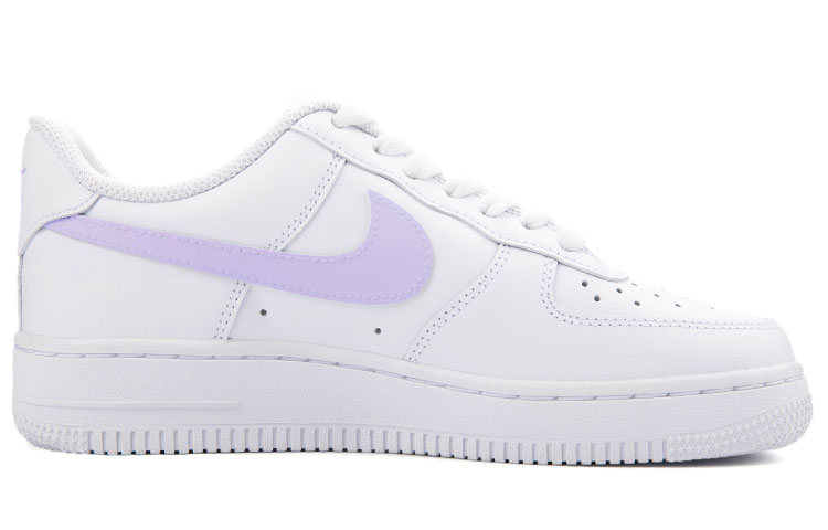 Nike Air Force 1 07 Air Force 1 Anti Slip And Wear Resistant Lightweight Low Top Skateboard Shoes Women's Purple White купить в интернет-магазине Yoocart с быстрой доставкой по России.