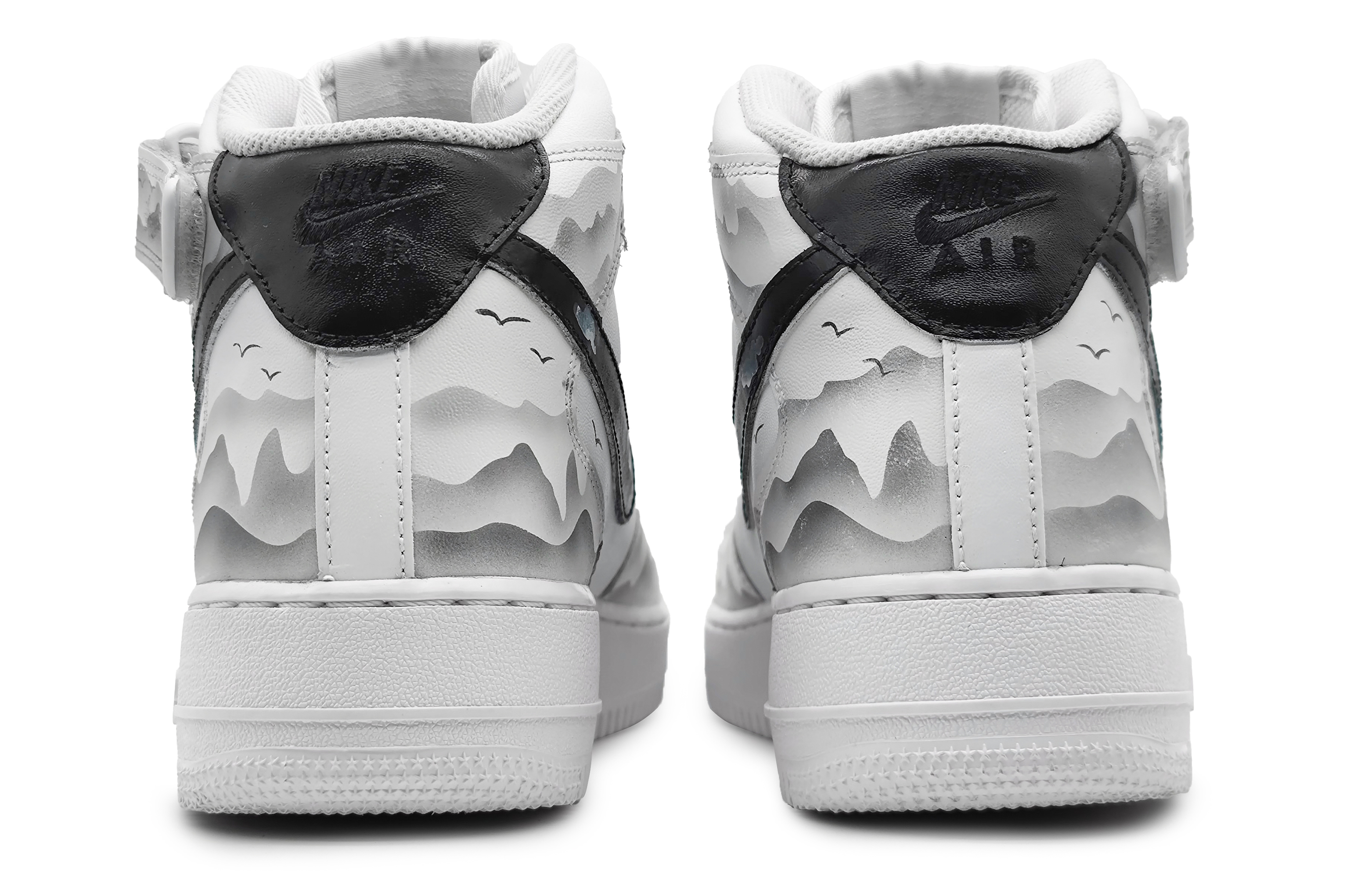 Nike Air Force 1 '07 Mid-Top Skateboard Shoes Men's Black купить в интернет-магазине Yoocart с быстрой доставкой по России.