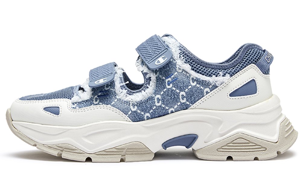Champion Low Top Beach Sandals Women's Marigold Blue/Milk White