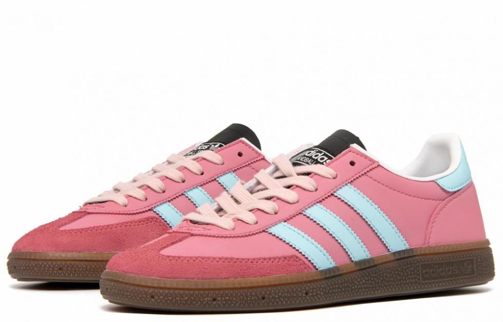 Adidas Originals Handball Spzl Skateboard Shoes Unisex Low top Pink/Blue купить в интернет-магазине Yoocart с быстрой доставкой по России.