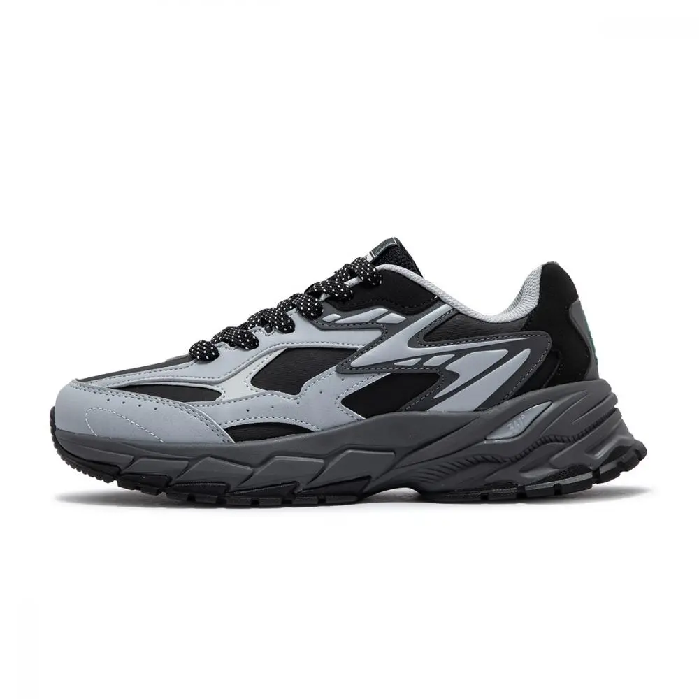 361° Slip Resistant Thermal Low Top Casual Shoes Men's Gray Black