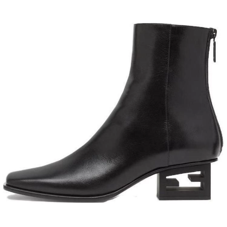 FENDI Square-Toe Heeled Boots Women's