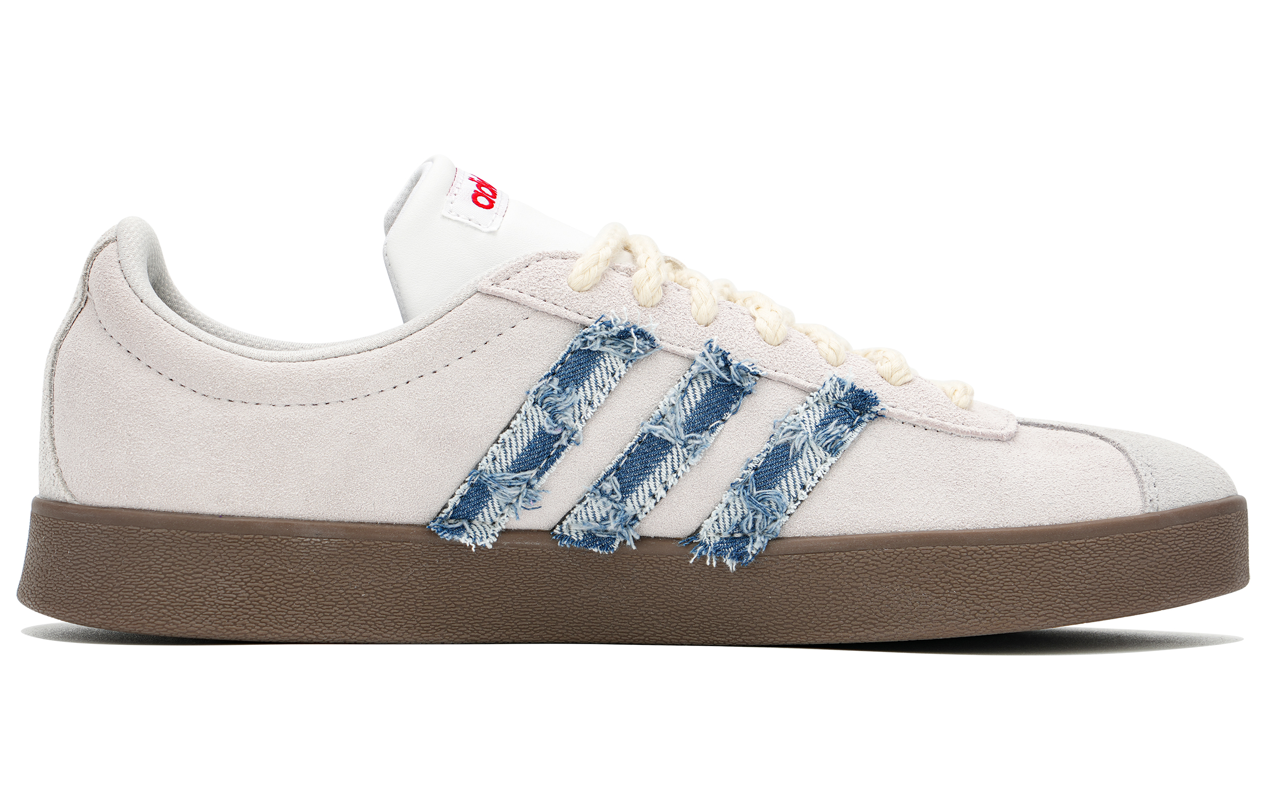 Adidas VL COURT 2.0 Abrasion Resistant Low Top Skateboard Shoes Unisex Gray