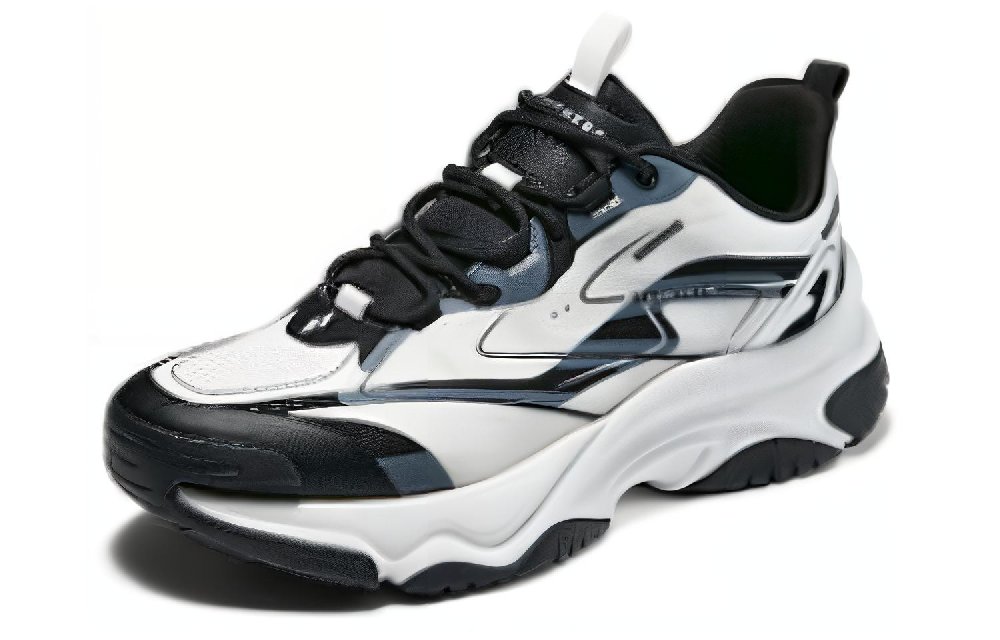 Skechers MOONHIKER Low top Casual Shoes Men's White Black