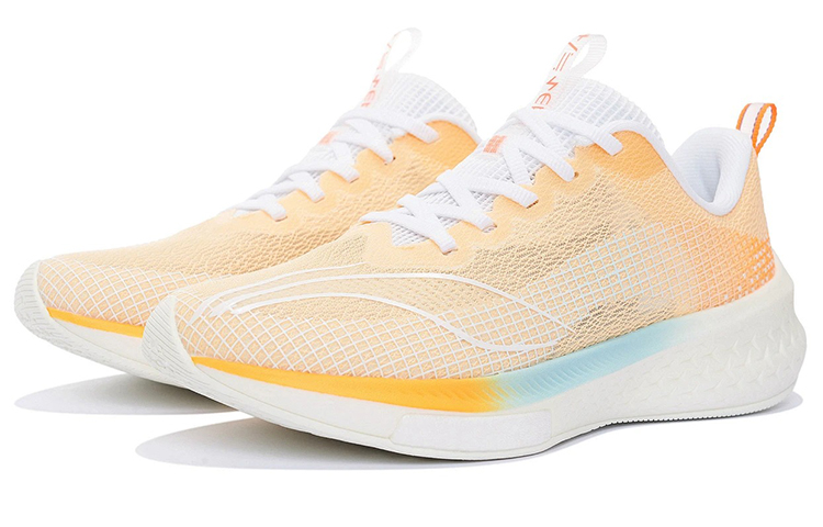 LINING Red Hare 5 Pro Running Shoes Women's Low top Fluorescent Milk Yellow купить в интернет-магазине Yoocart с быстрой доставкой по России.