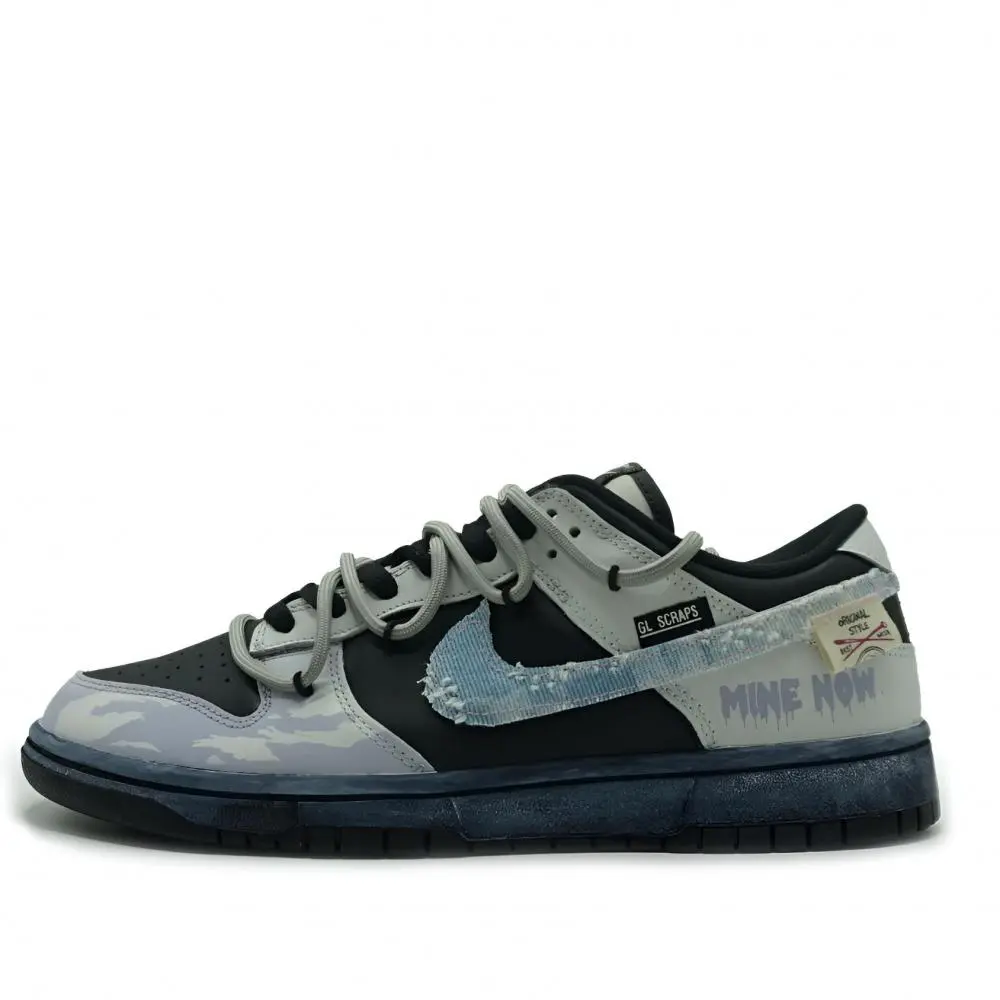 Nike Dunk Low top Skateboard Shoes Unisex Black