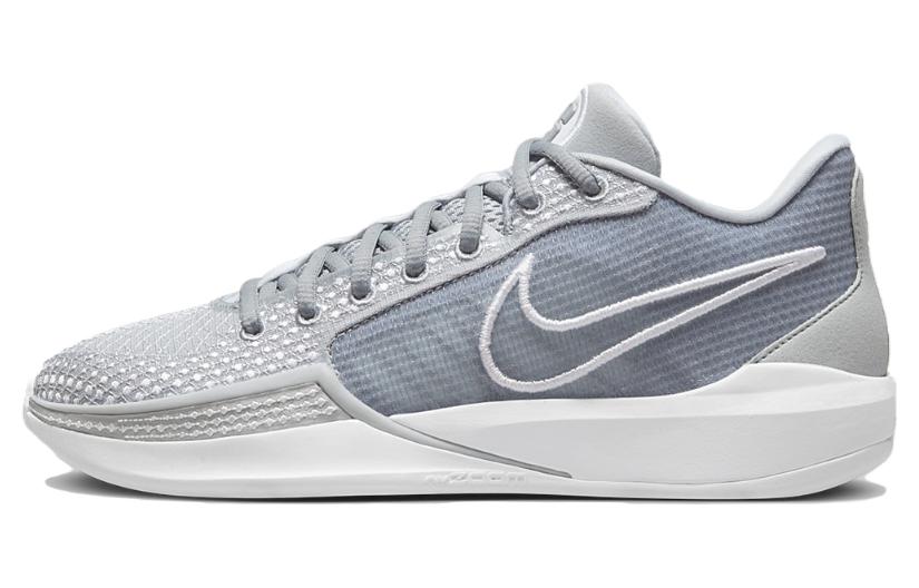 NIKE Sabrina 1 Баскетбольные кроссовки Low Top Серый белый Женские