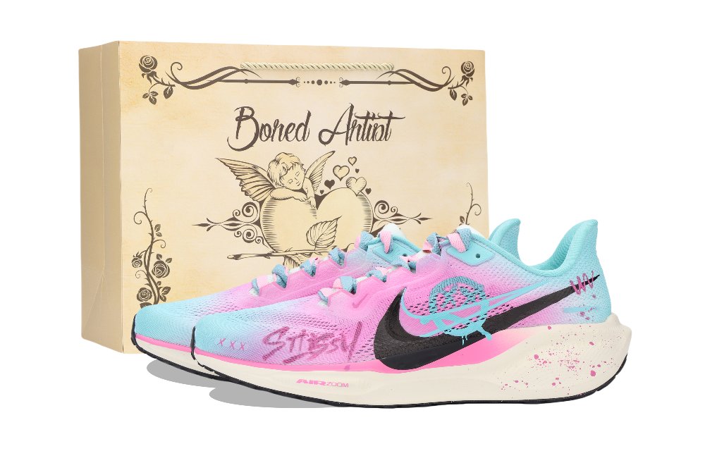 Nike Air Zoom Pegasus 41 Cushioning, Wear Resistant Low Top Running Shoes Unisex Multicolor