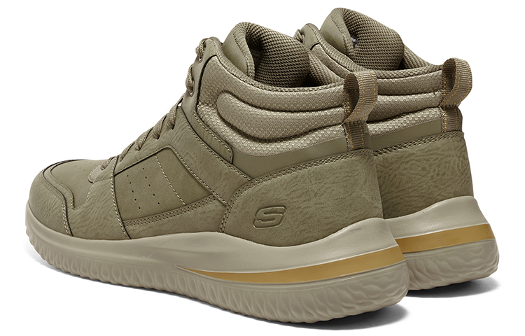 Skechers Delson 3.0 Mid top Casual Shoes Men's Taupe купить в интернет-магазине Yoocart с быстрой доставкой по России.