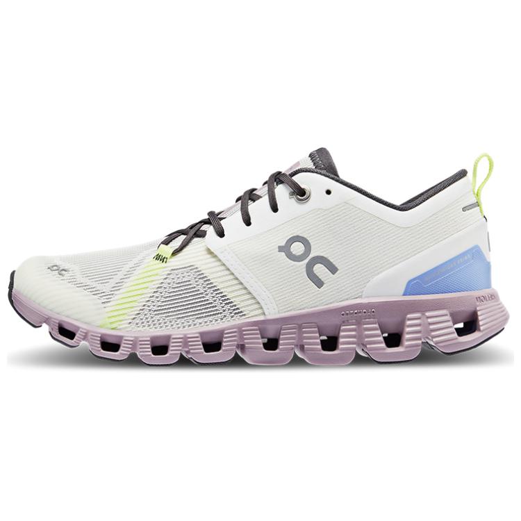 On Cloud X 3 Shift Cushioning, Slip Resistant, And Abrasion Resistant Low Top Training Shoes Women's White Blue