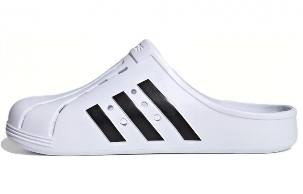Adidas Adilette Clog White Black