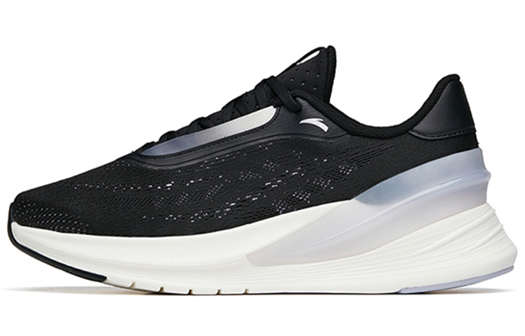 Anta Lightweight Cushioning Low-Top Running Shoes Women's Black Gray