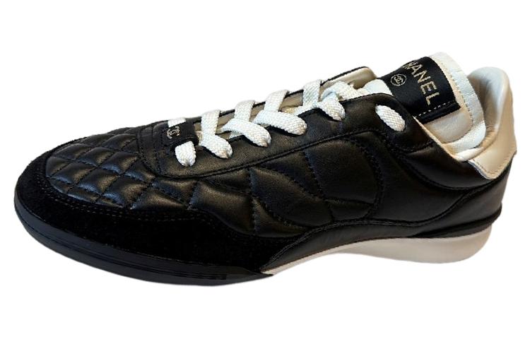 CHANEL Slip Resistant Low Top Casual Shoes Men's Black