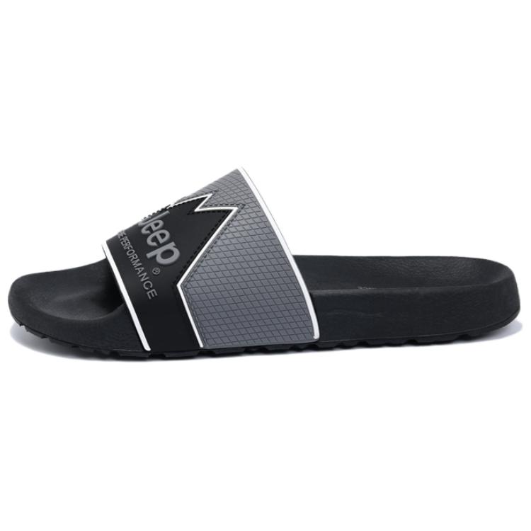 Jeep Slide Slippers Unisex Black