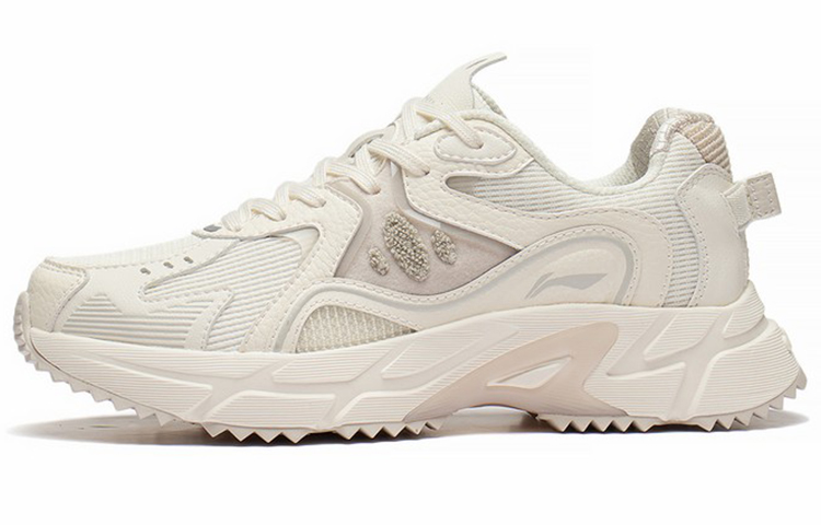LiNing Running Collection Low-Top Running Shoes Women's White Gray