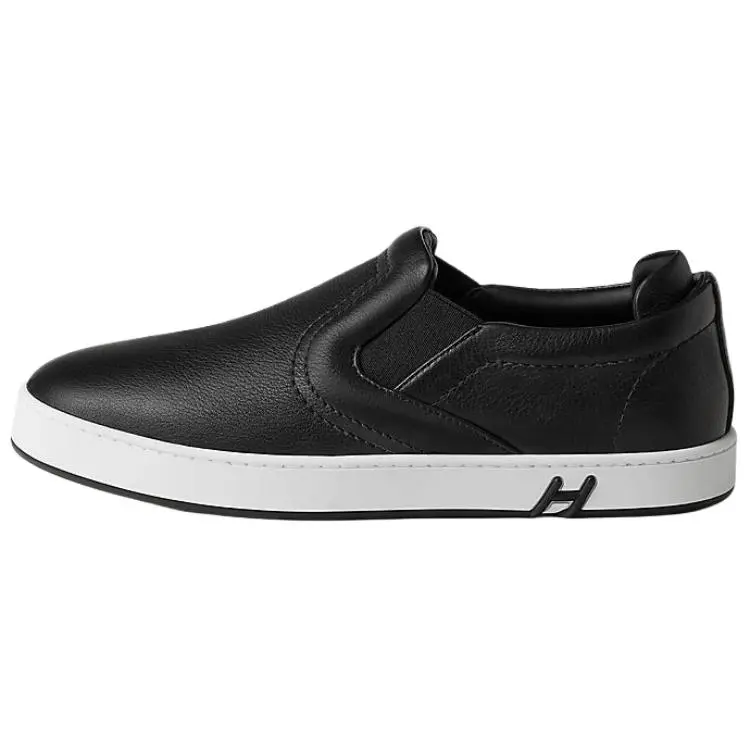 HERMES Lucky Casual Shoes Women's Black