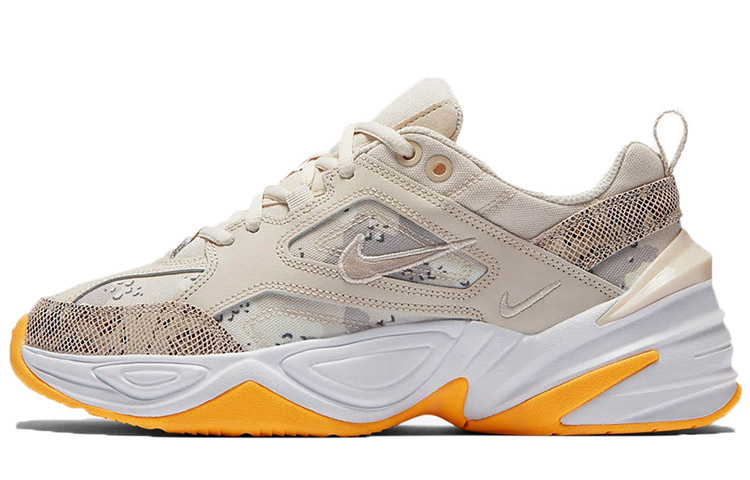 Nike M2K Tekno Light Orewood Brown White Laser Orange Moon Particle Women's
