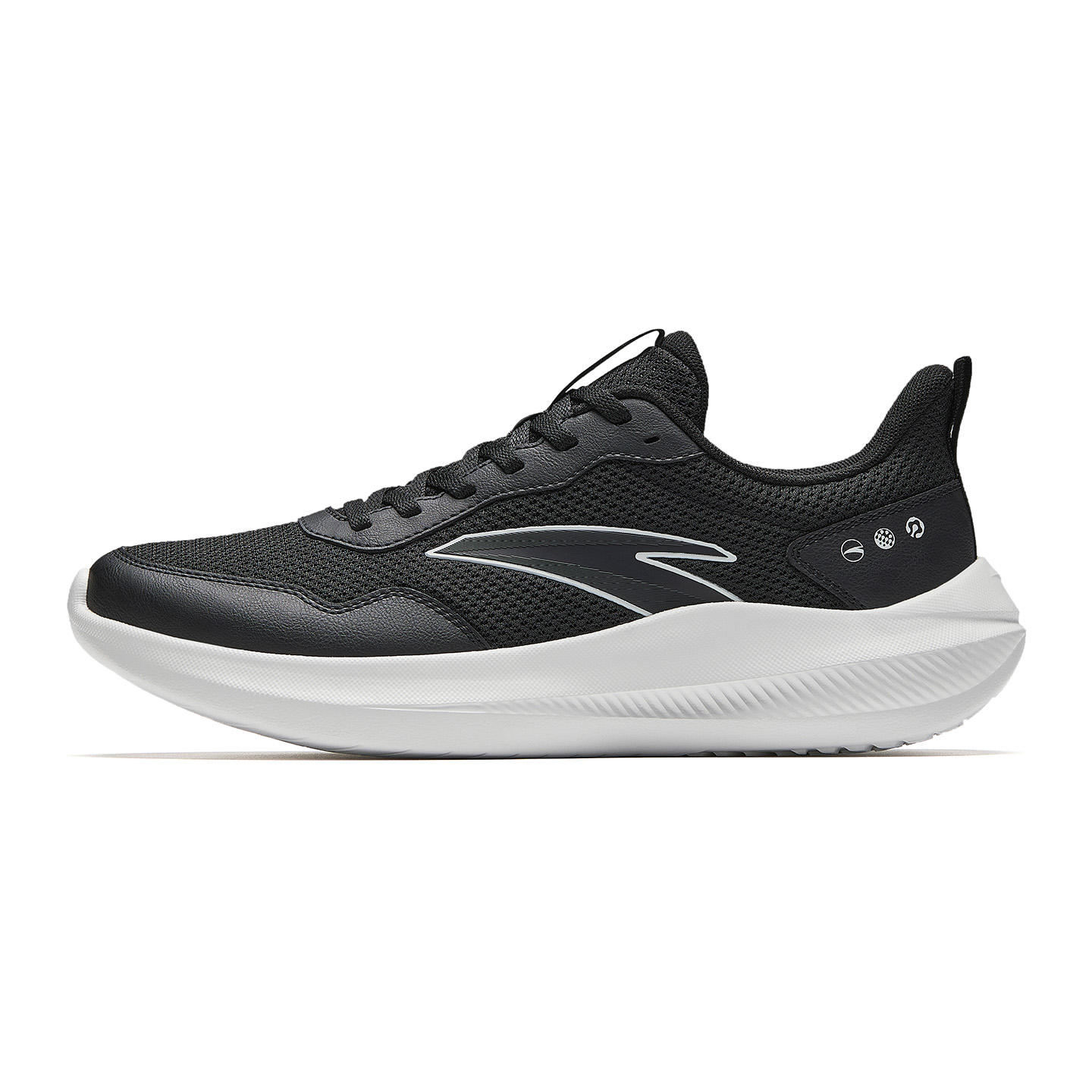 Anta Lightweight Shock Absorbers Lightweight Running Shoes Men's Basic Black/Papyrus White