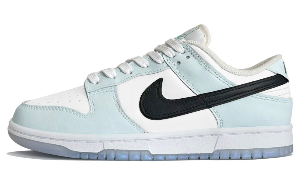 Nike Dunk Low Basque Ice Blue Cushioning Lightweight Low-Top Skateboard Shoes Women's Blue White