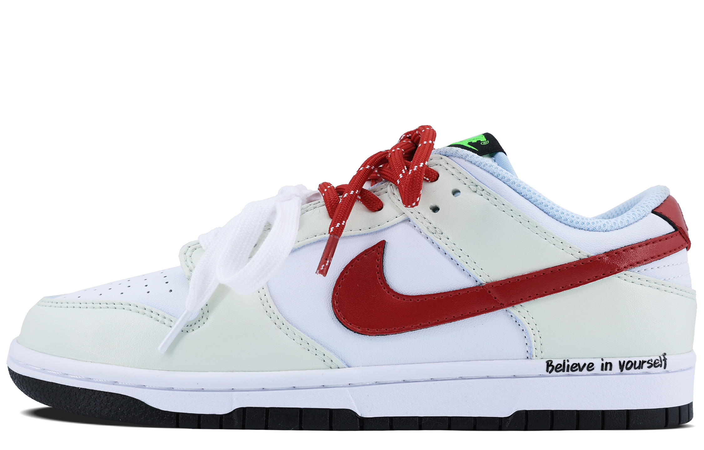 Nike Dunk Anti-Slip Wear-Resistant Low-Top Skateboard Shoes GS Cream Yellow