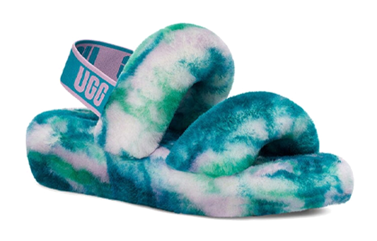 UGG Oh Yeah Slide Marble Aquatic Blue Women's купить в интернет-магазине Yoocart с быстрой доставкой по России.