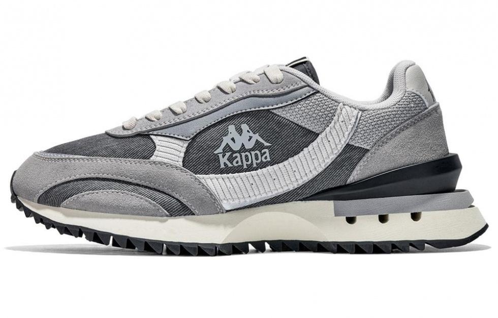 Kappa Non-slip Lightweight Low-Top Running Shoes Unisex Gray
