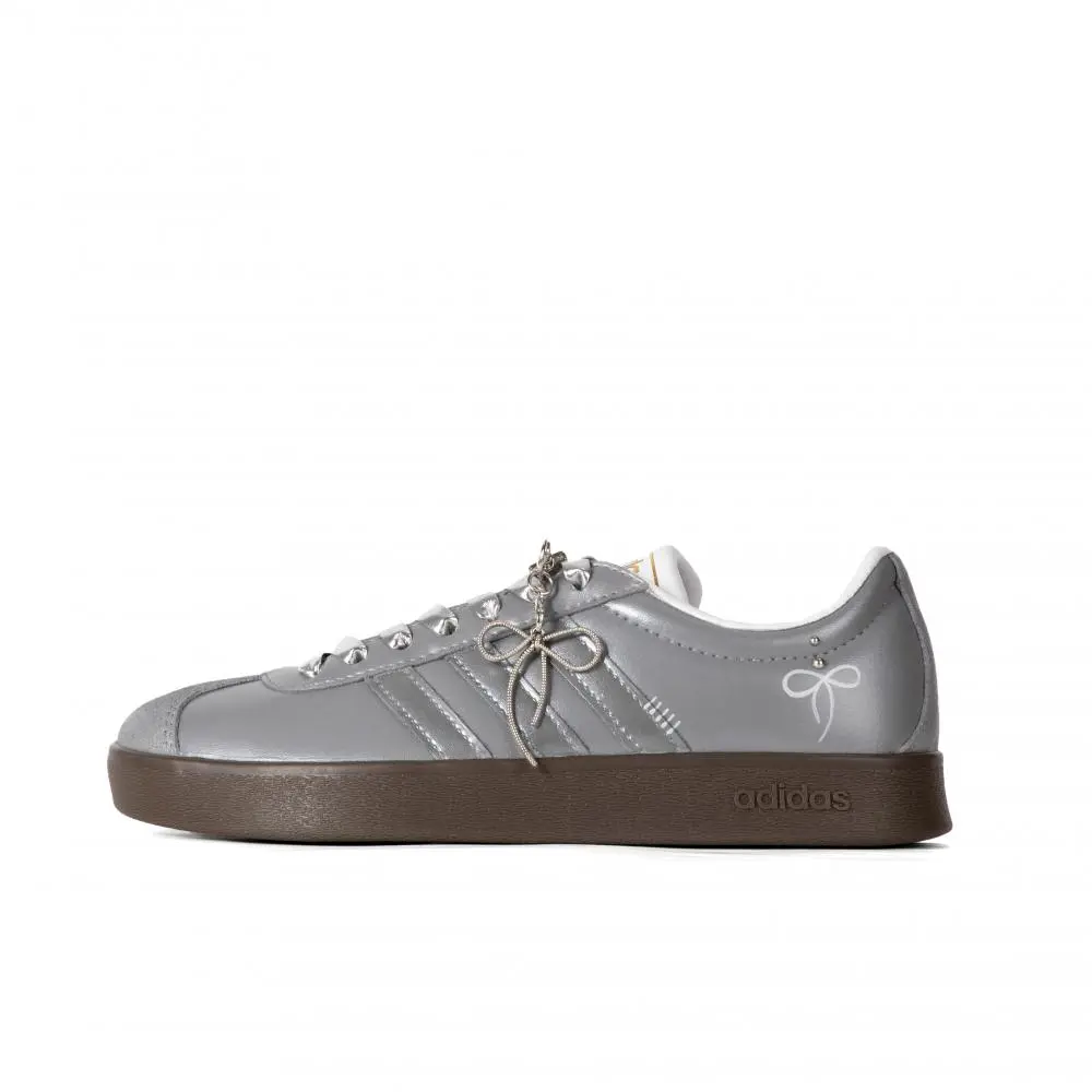 Adidas Vl Court Classic Abrasion Resistant Low top Skateboard Shoes Unisex Dark Gray