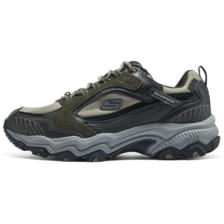 Skechers OUTDOOR Low Top Hiking Shoes Men's Brown Black