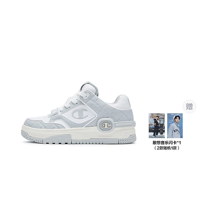 Champion C Skate V1 Mono Scholar Shoes Low Top Skateboard Shoes Unisex Gray