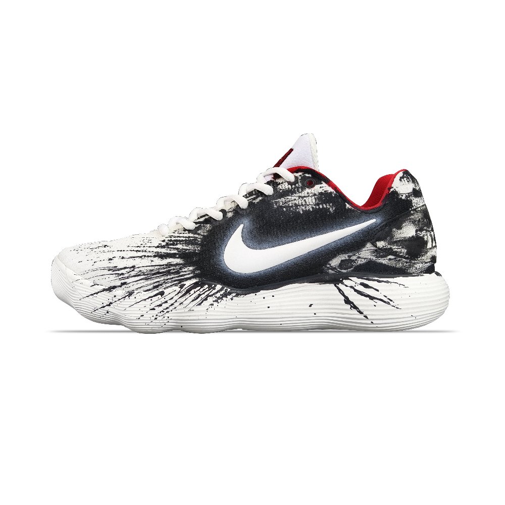 Nike Hyperdunk 2017 Low-Top Basketball Shoes Men's Black White