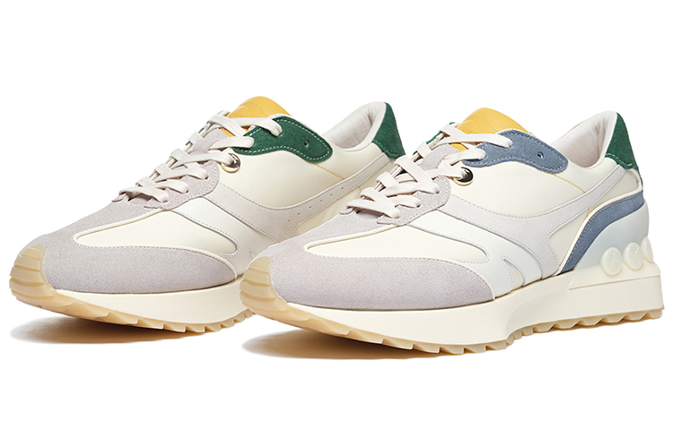 LI NING 1990 Zhengrong Cushioned Anti Slip And Wear Resistant Lightweight Low Top Casual Shoes Men's White Gray