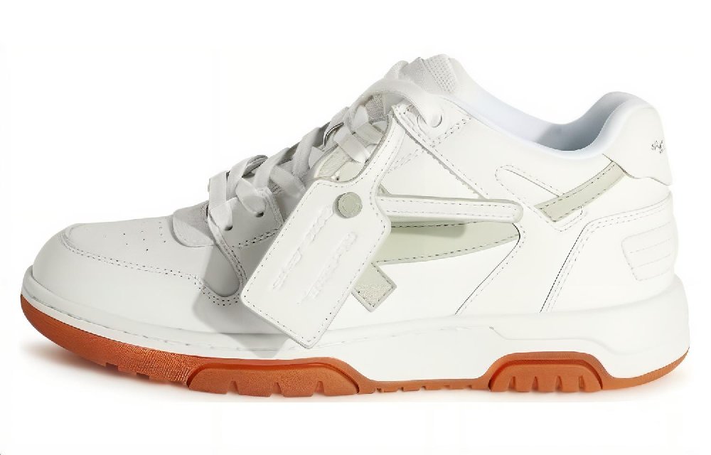 OFF WHITE Out Of Office Low Top Sneaker 'White Brown' Women's