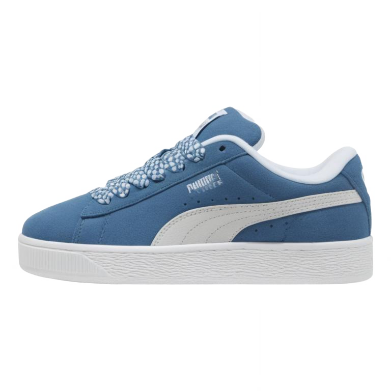 PUMA Suede XL Low Top Skateboard Shoes Women's Blue White