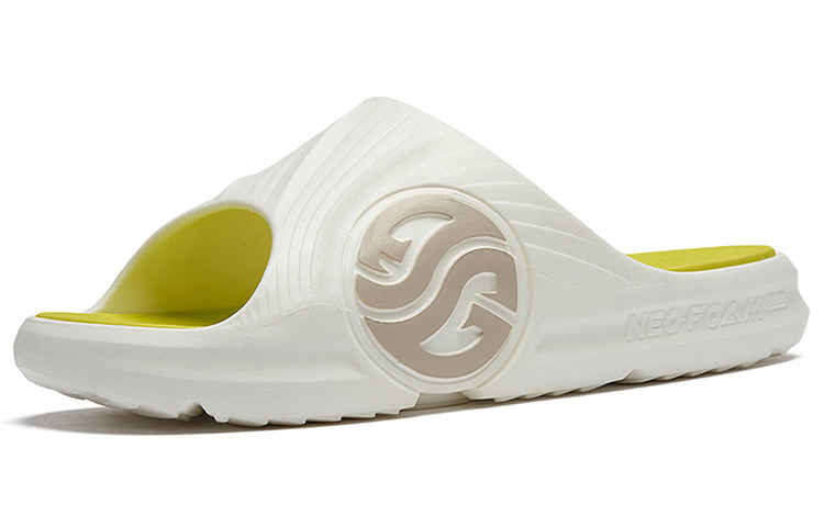 361° Quiet Slide Slippers Men's White Green купить в интернет-магазине Yoocart с быстрой доставкой по России.