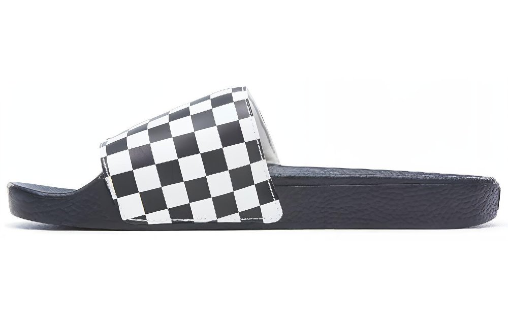 Slide On Vans 'Checkerboard White Black'