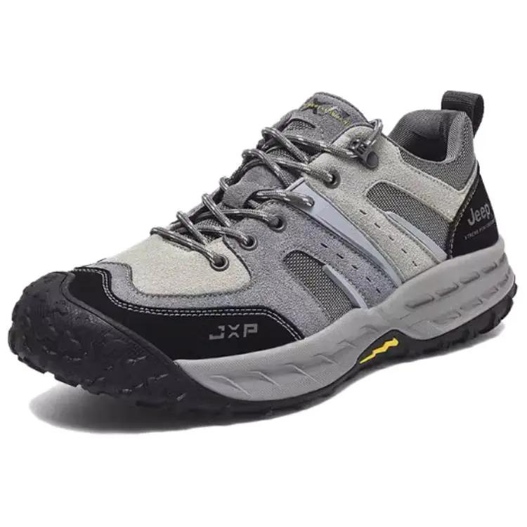 Jeep Low Top Hiking Shoes Men's Gray